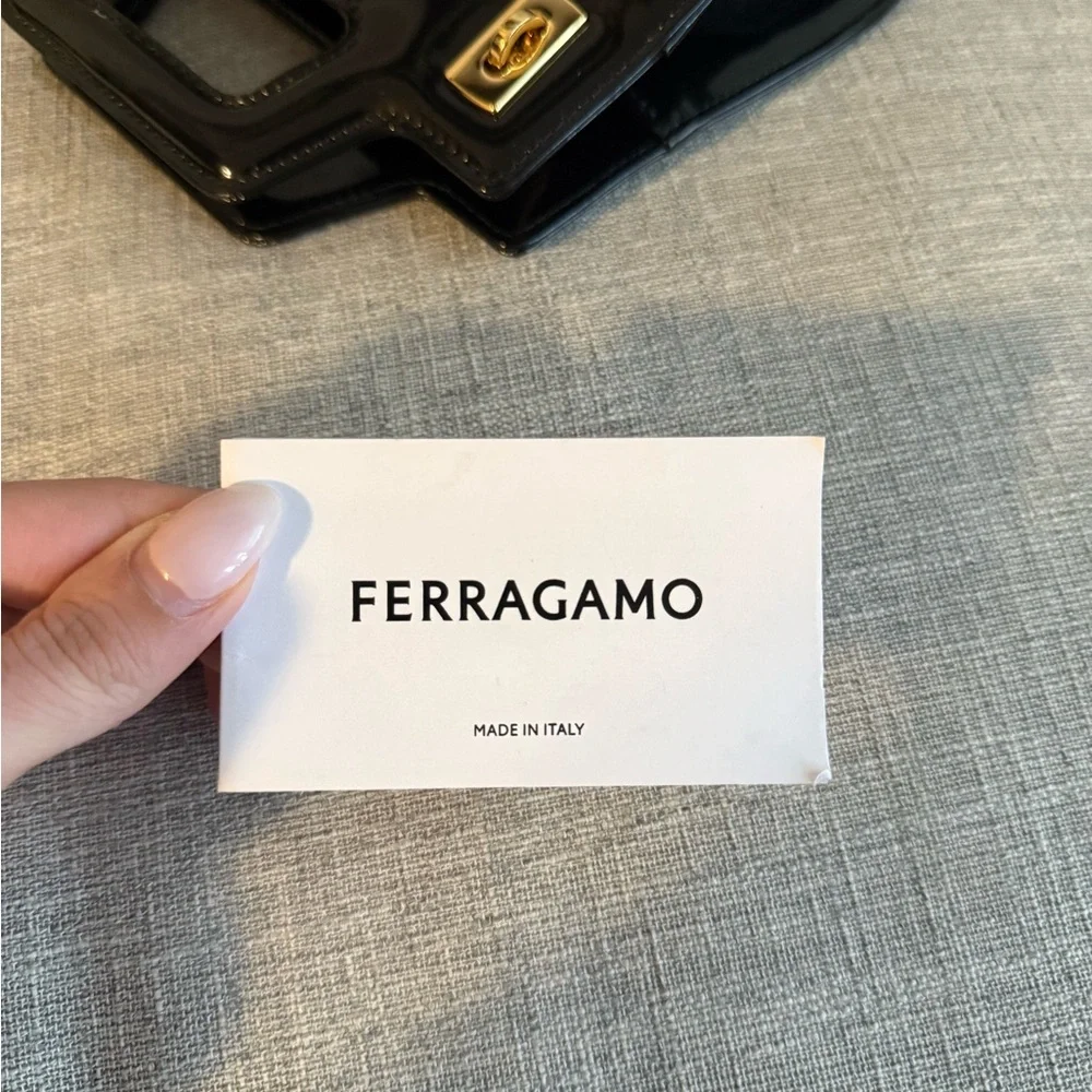 Ferragamo Wanda Mini in Black - Picture 15 of 15